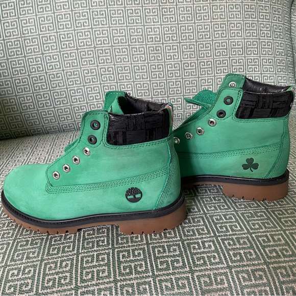 Used Timberland NBA Boots Celtics size 2.5 - Picture 4 of 6